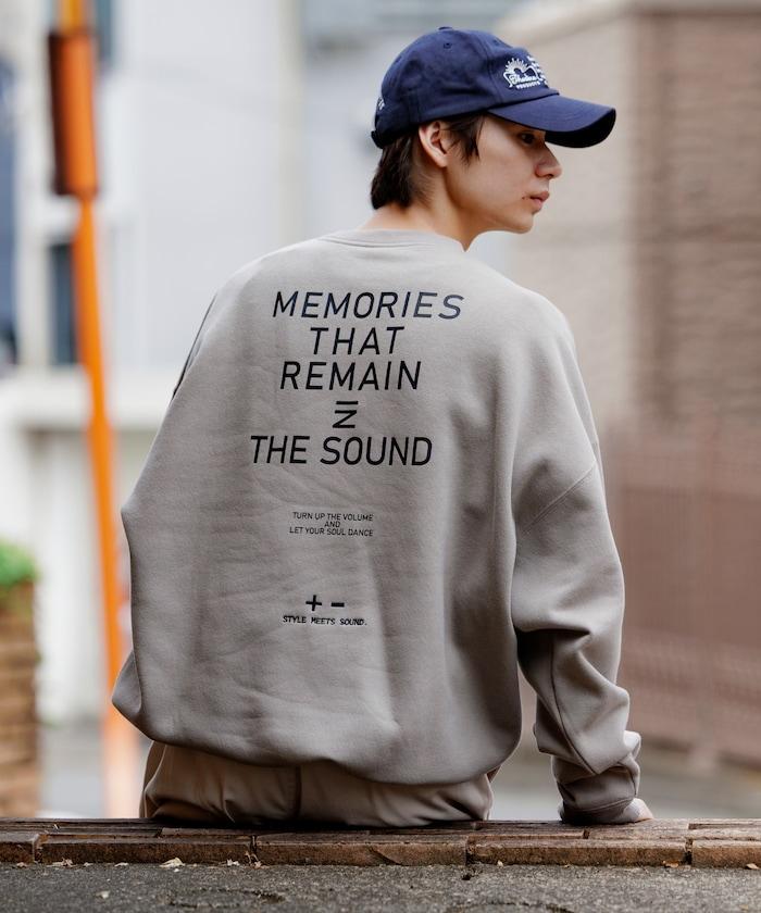 寬鬆版型 單點刺繡 後背印花 下襬抽繩 圓領衛衣