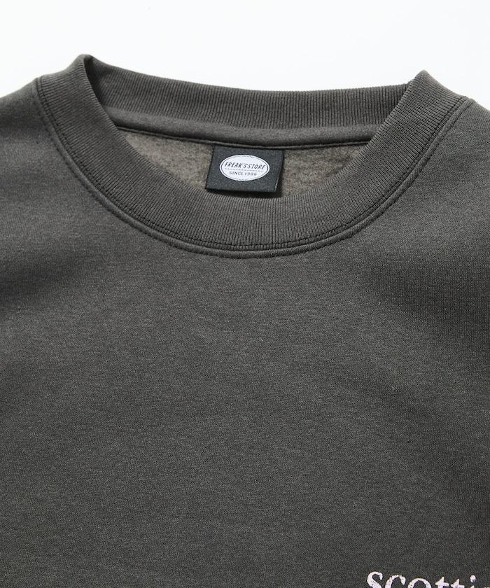 寬鬆版型背面印花圓領衛衣 / Look Back CAT