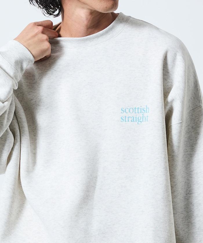 寬鬆版型背面印花圓領衛衣 / Look Back CAT