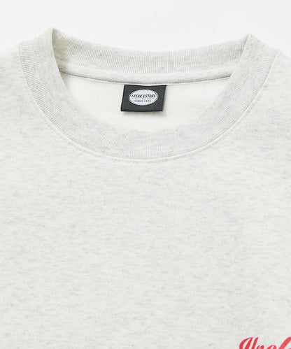 寬鬆版型背面印花圓領衛衣 / Uncle Burger