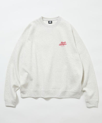 寬鬆版型背面印花圓領衛衣 / Uncle Burger