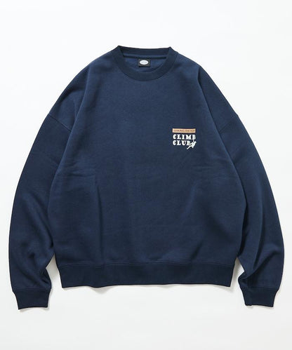 寬鬆版型背部印花圓領衛衣