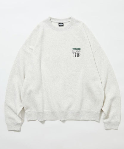 寬鬆版型背部印花圓領衛衣