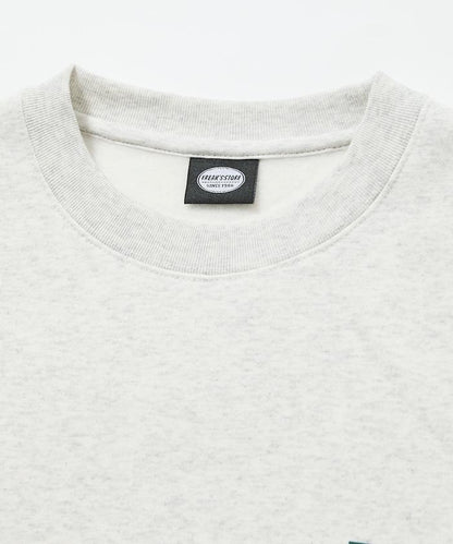 寬鬆版型背部印花圓領衛衣