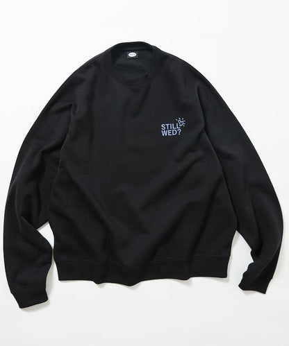 寬鬆版型背部印花圓領衛衣 / STILL WED