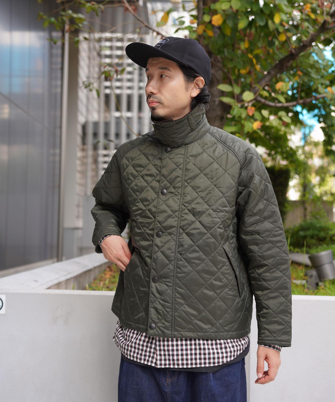 Barbour TRANSPORT菱格絎縫夾克 MQU1796