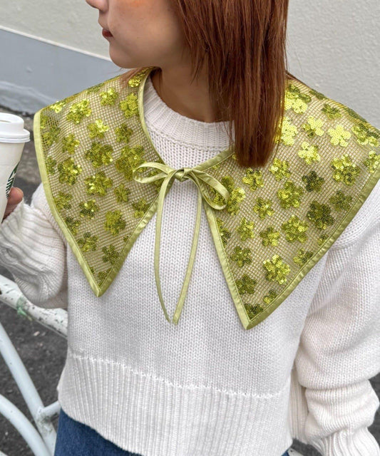 【CIAOPANIC TYPY】H.S亮片裝飾領