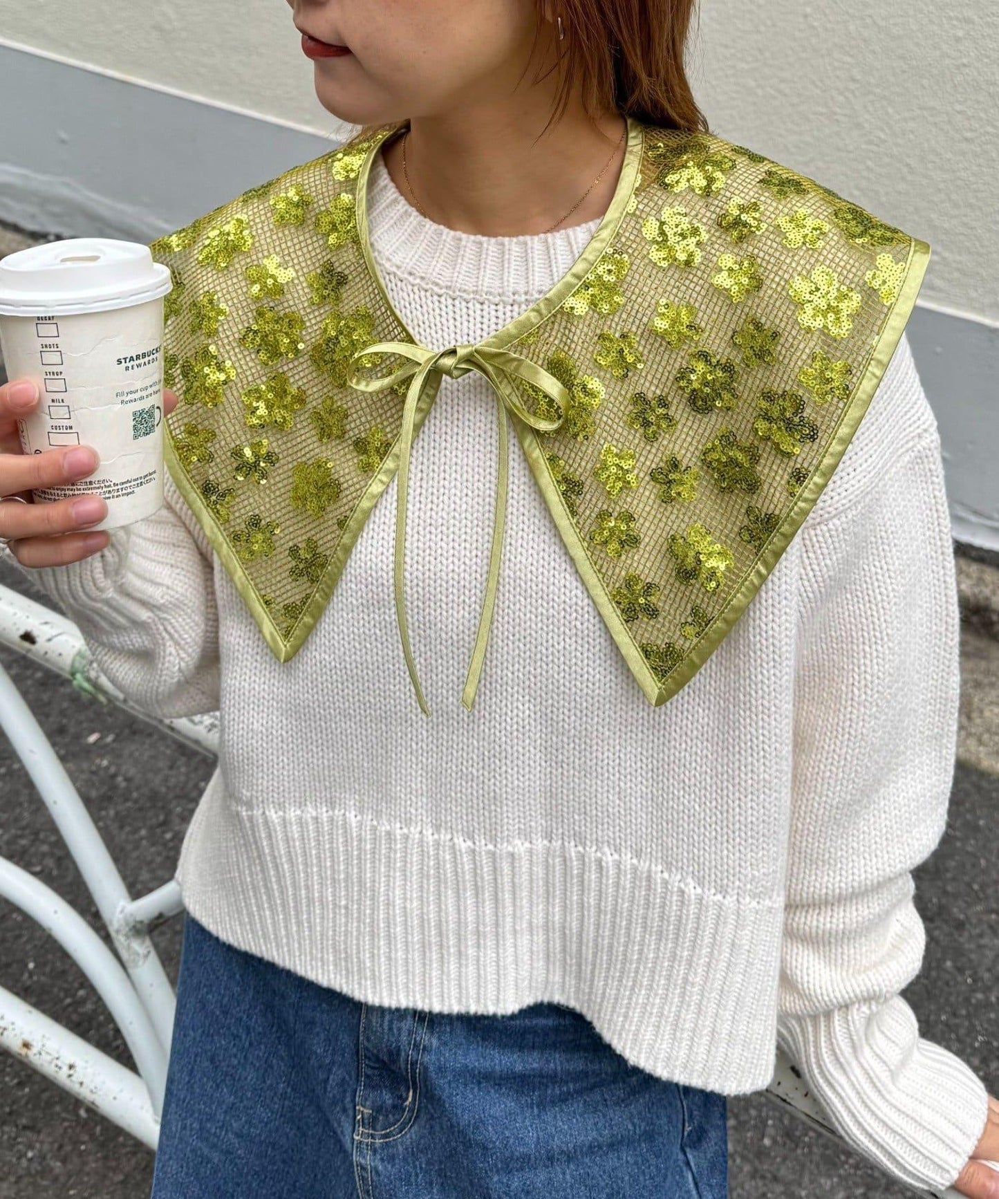 【CIAOPANIC TYPY】H.S亮片裝飾領