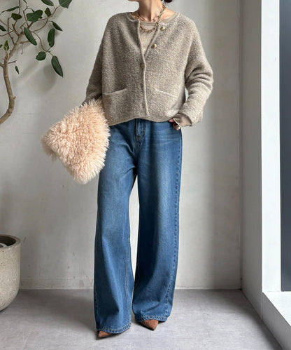 圈圈紗針織夾克