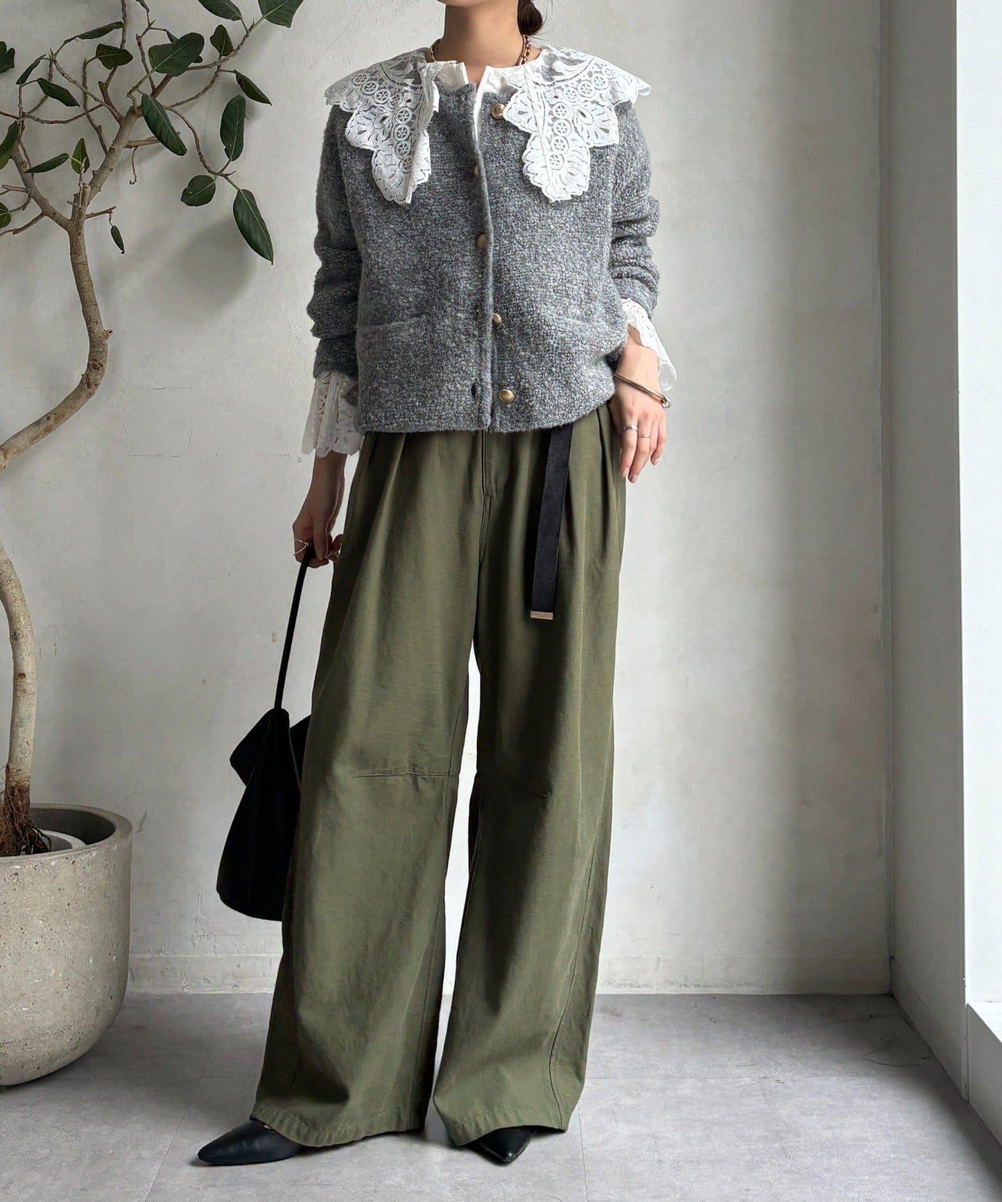 圈圈紗針織夾克