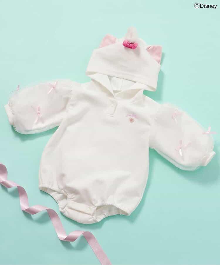 迪士尼 瑪麗貓蝴蝶結連體衣