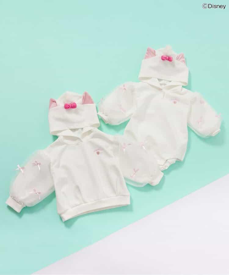 迪士尼 瑪麗貓蝴蝶結連體衣