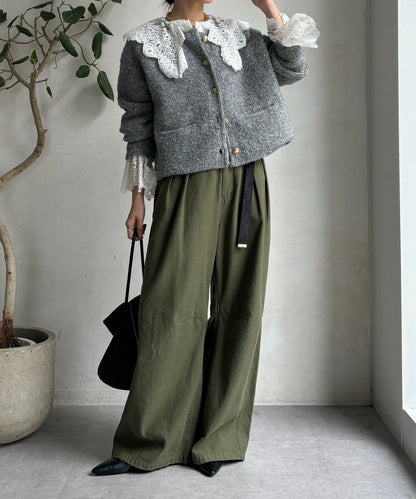 圈圈紗針織夾克