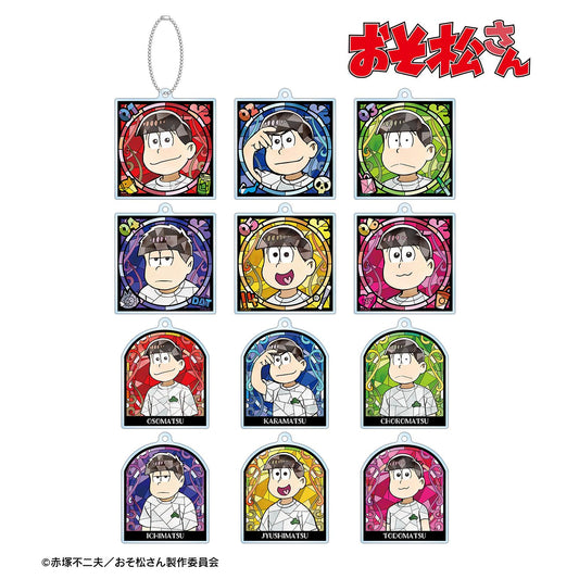 《阿松》 隨機Aure Glass亞克力鑰匙扣（單品/全套BOX）【BOX/12個裝】