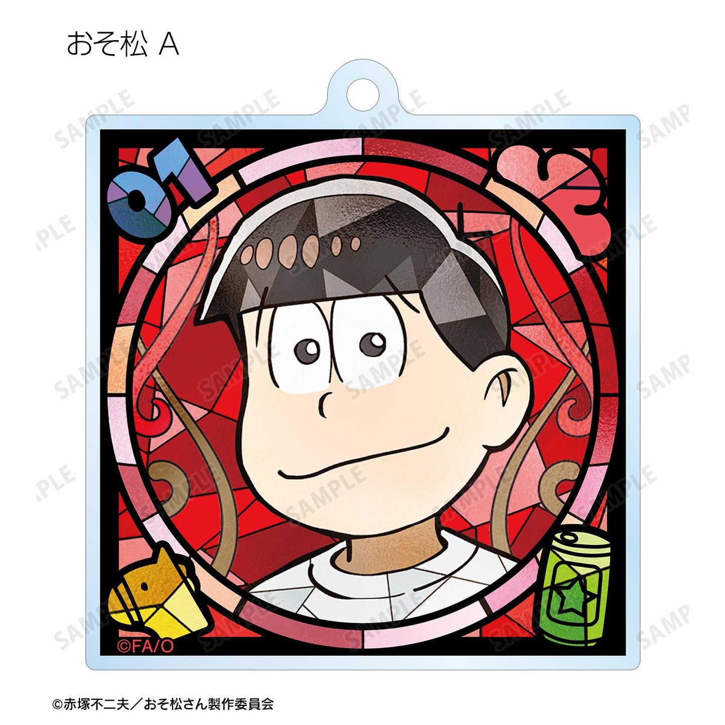 《阿松》 隨機Aure Glass亞克力鑰匙扣（單品/全套BOX）【BOX/12個裝】