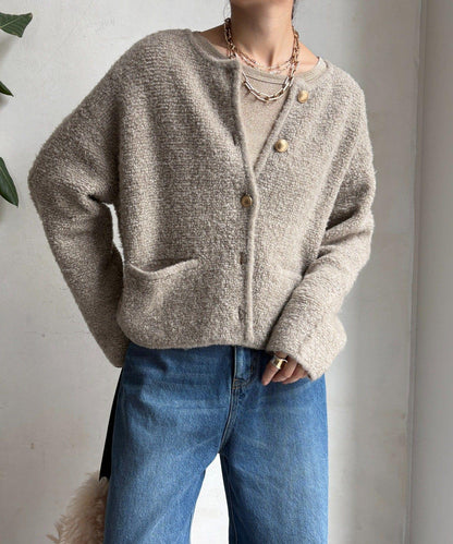 圈圈紗針織夾克