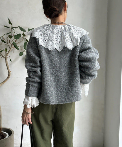 圈圈紗針織夾克