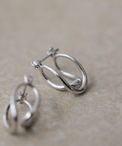 許願骨圓環耳環