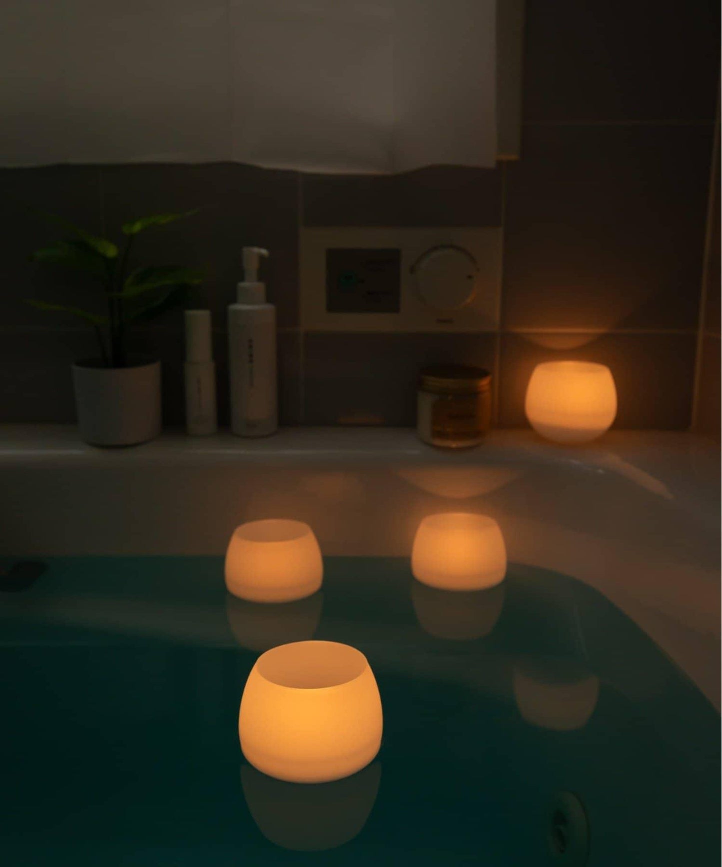 沐浴香薰蠟燭 浮漂