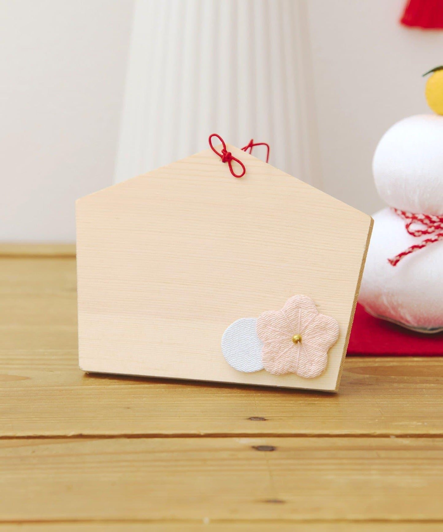 願いごとが書ける絵馬オブジェ/正月のお飾り