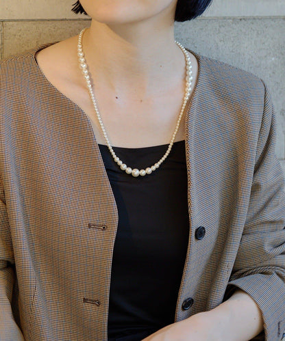 漸變珍珠磁性項鍊