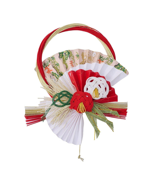 扇の水引しめ縄/正月のお飾り