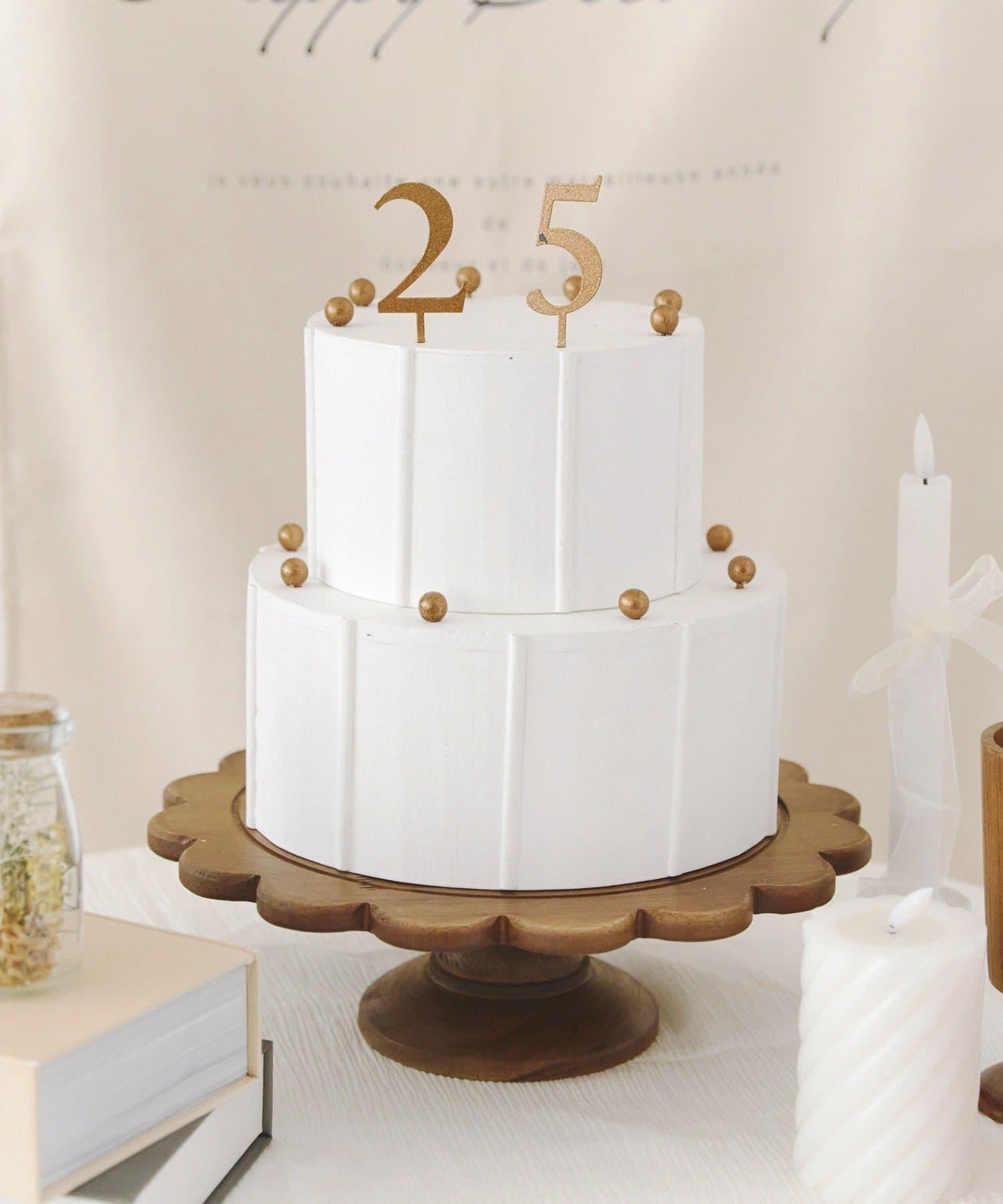 《WEB限定再入荷》ケーキオブジェ:22cm/anniversary