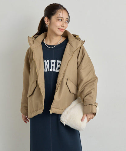 大人休閒風尼龍中棉連帽MA-1夾克