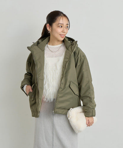 大人休閒風尼龍中棉連帽MA-1夾克