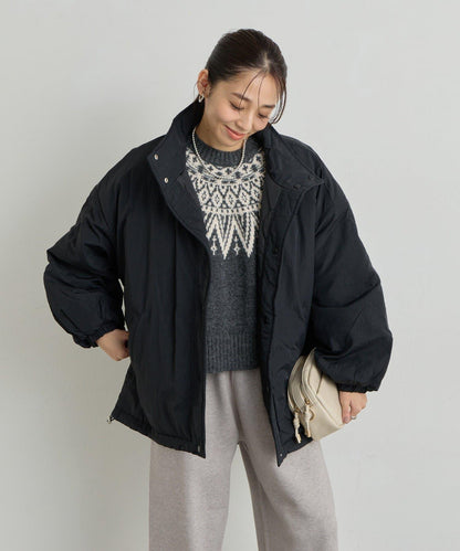 可多種搭配穿著的可雙面穿立領羽絨外套