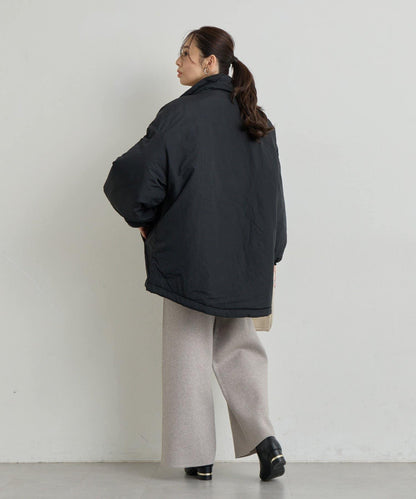 可多種搭配穿著的可雙面穿立領羽絨外套