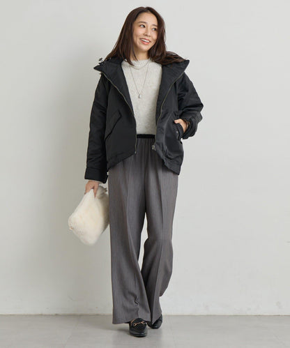 大人休閒風尼龍中棉連帽MA-1夾克