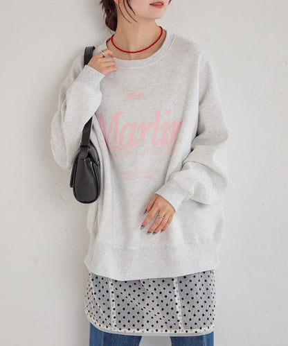 波點網紗吊帶長款上衣