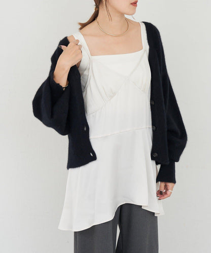 不規則下襬吊帶背心