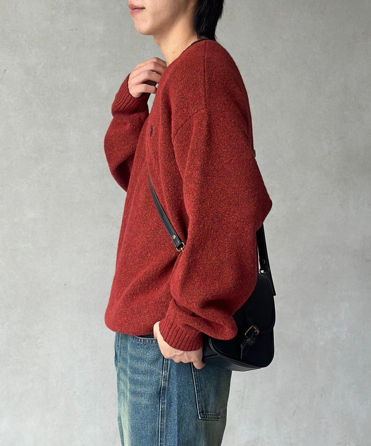 【U.S. POLO ASSN. 】V領針織套頭衫