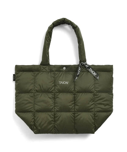 【TAION/タイオン】基礎款便攜羽絨托特包M