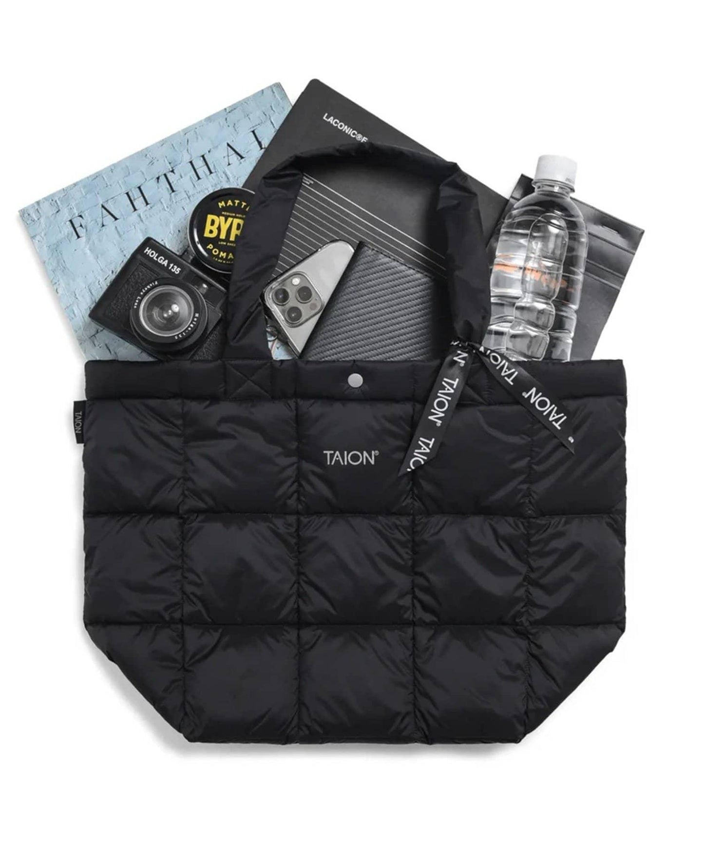 【TAION/タイオン】基礎款便攜羽絨托特包M