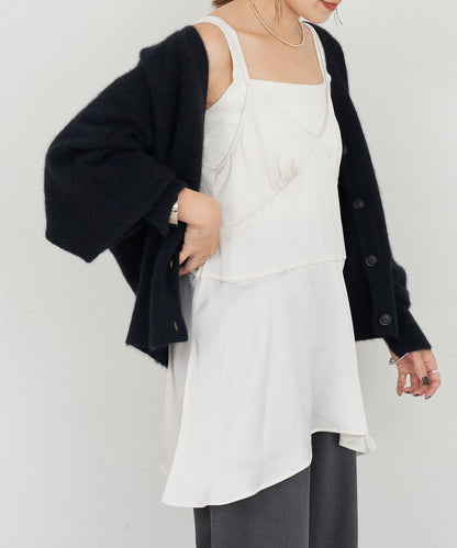 不規則下襬吊帶背心