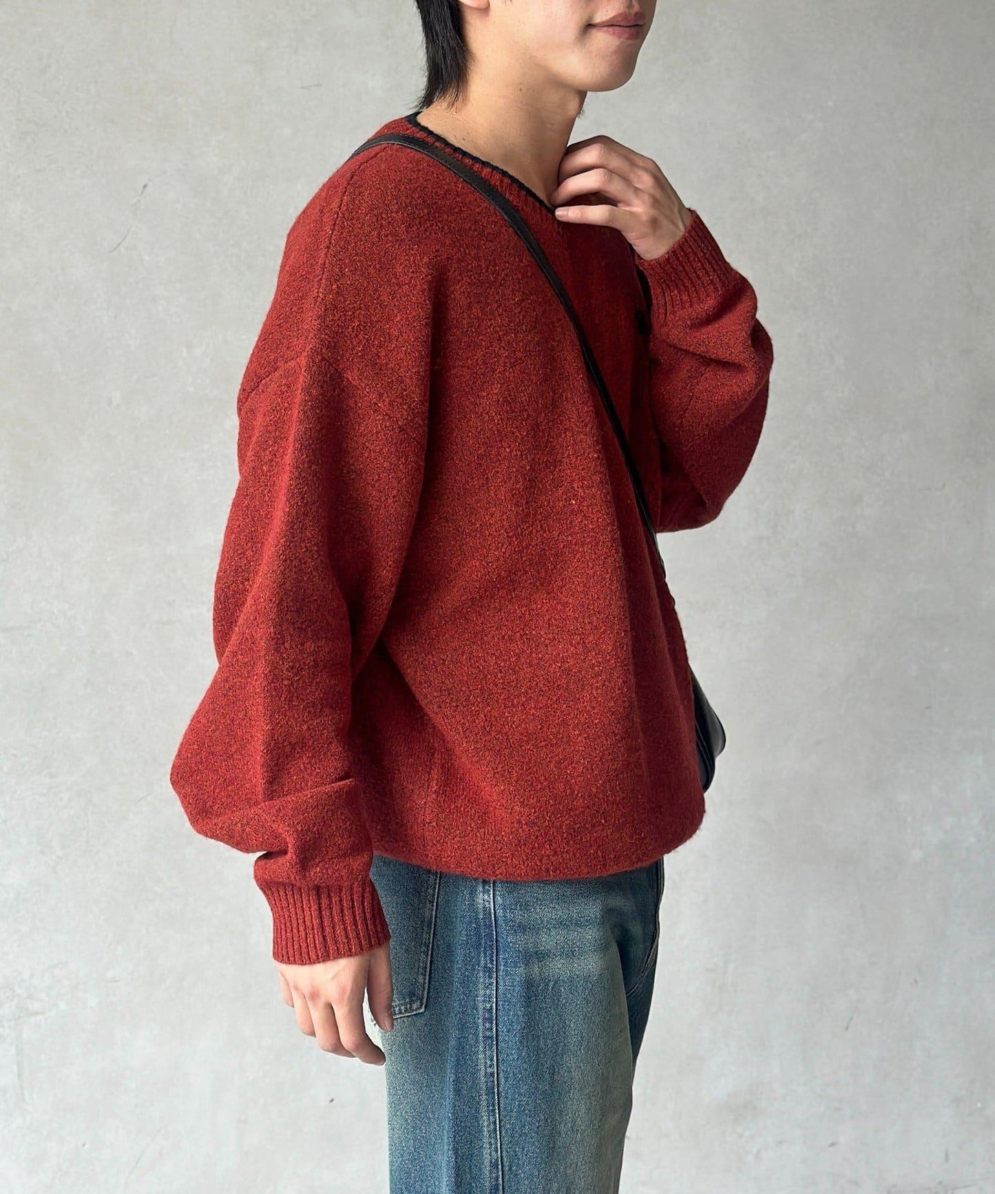 【U.S. POLO ASSN. 】V領針織套頭衫