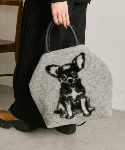 【TERESA CAMBI】特別款動物圖案托特包