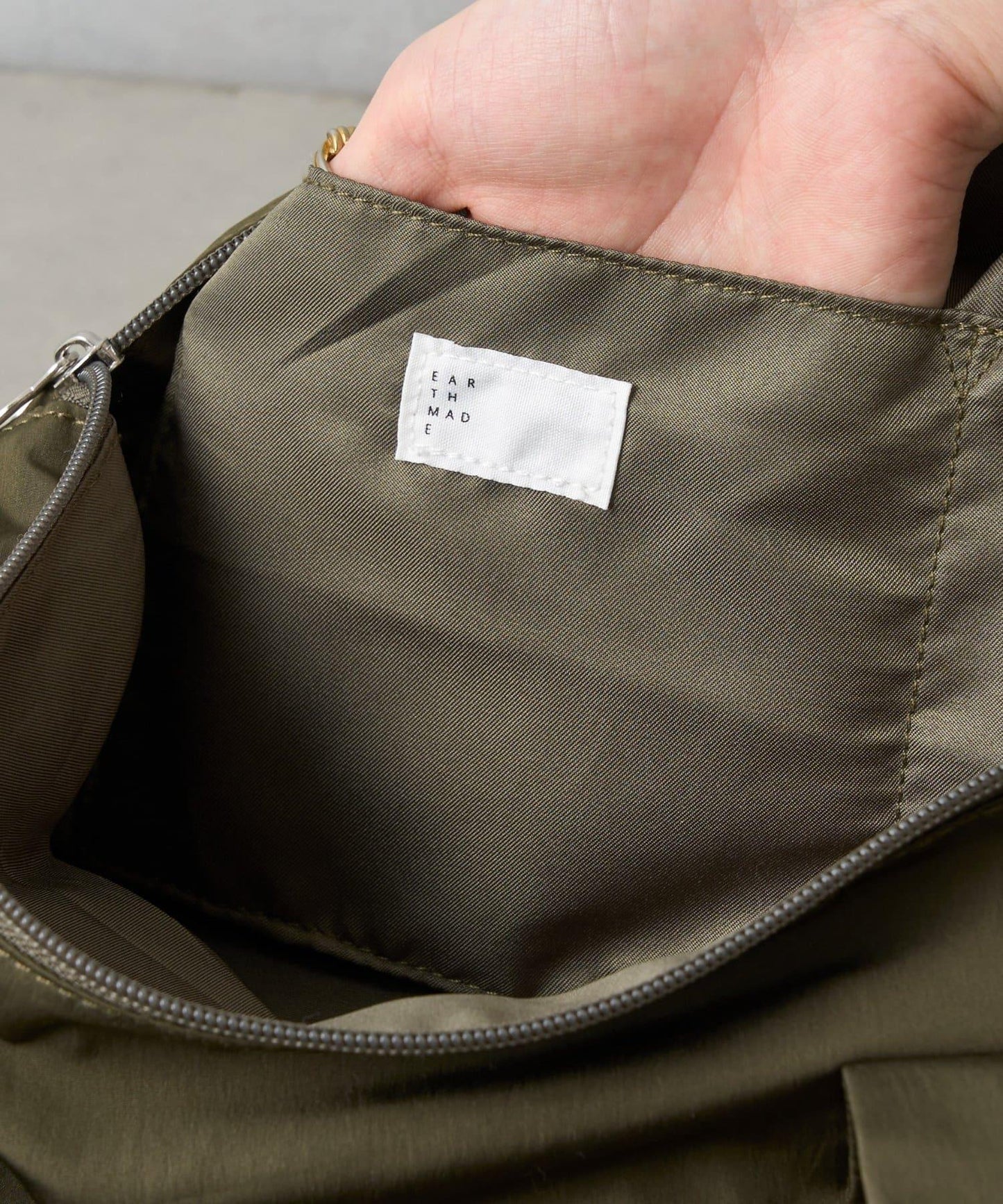 【EARTHMADE】寬口拉鍊包