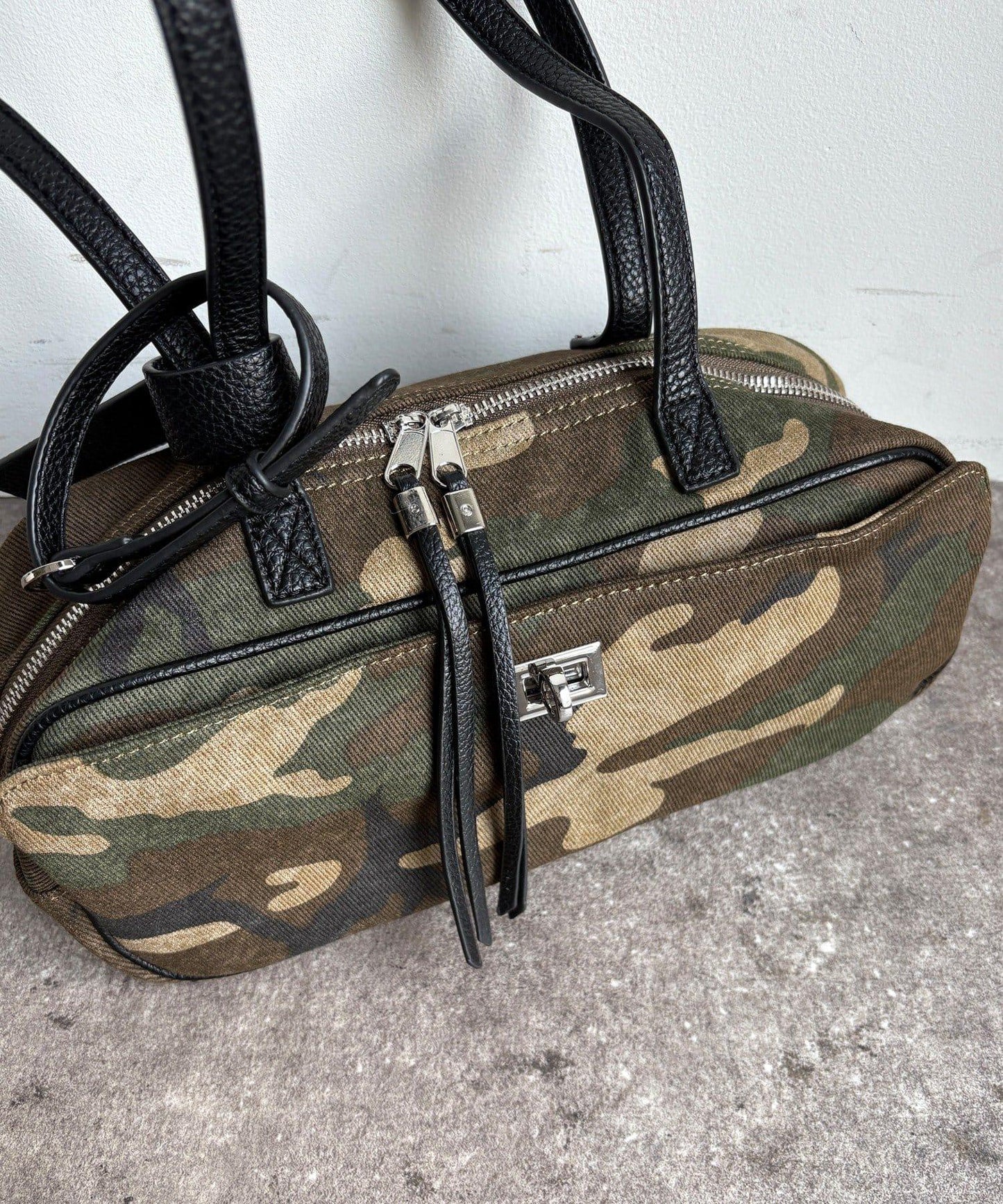 迷彩圖案方形包