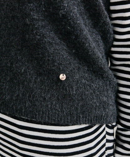 掛脖短款背心套裝長袖T恤