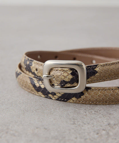 【Hoaw.】壓紋蟒蛇紋細腰帶