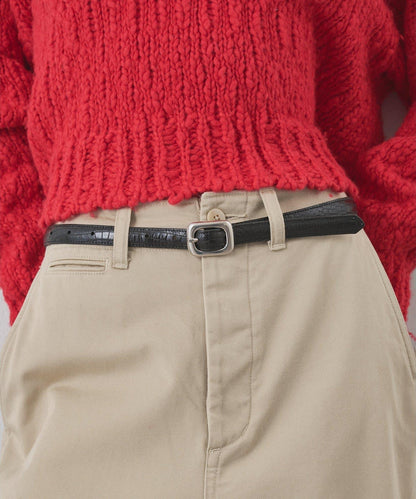 【Hoaw.】壓紋細腰帶