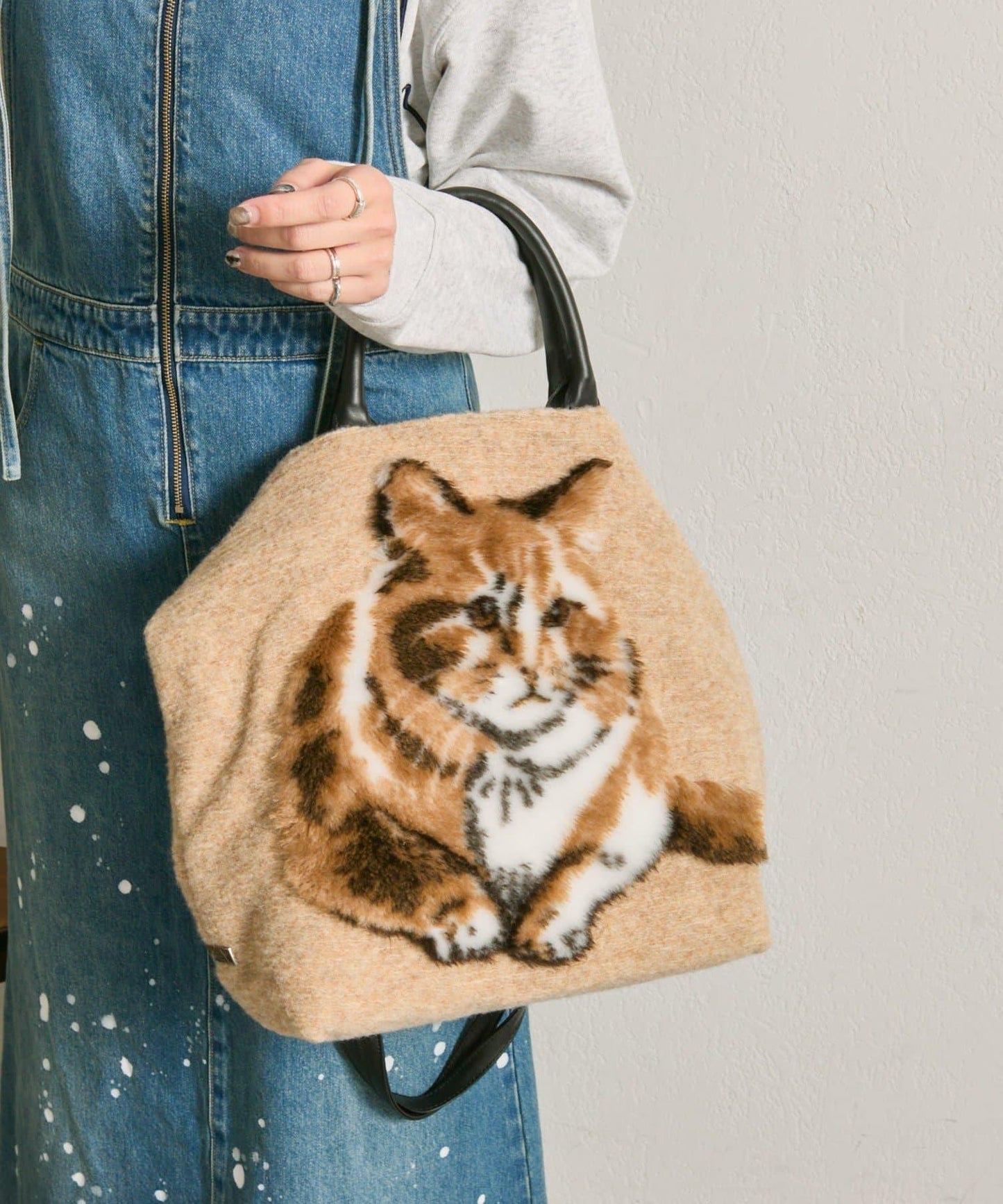 【TERESA CAMBI】特別款動物圖案托特包