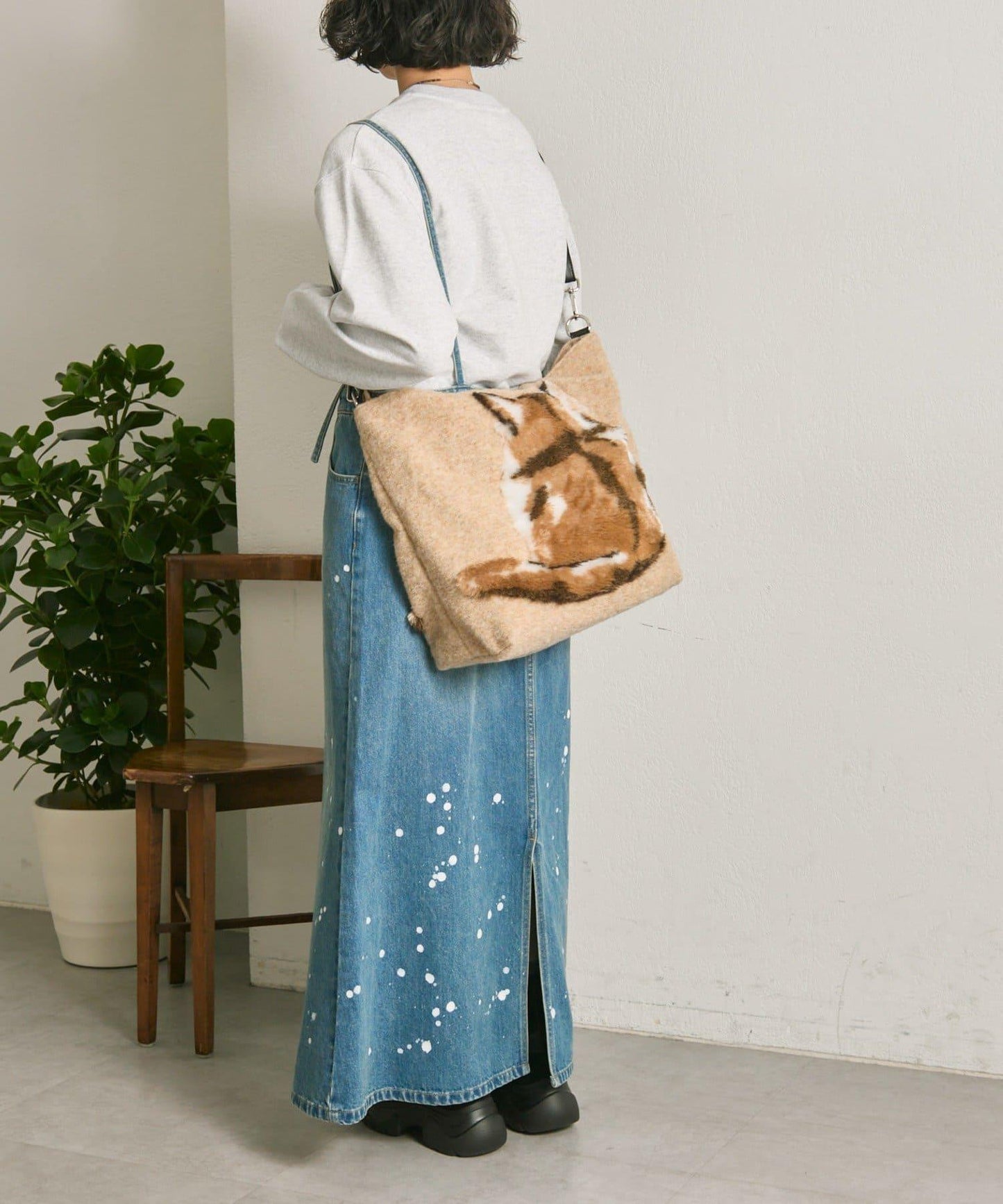 【TERESA CAMBI】特別款動物圖案托特包