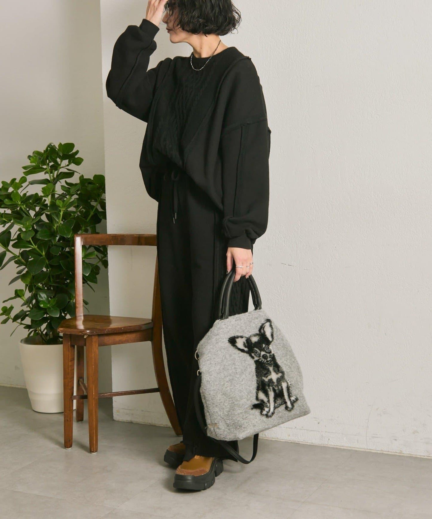 【TERESA CAMBI】特別款動物圖案托特包