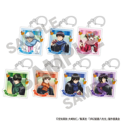 3年Z組銀八老師 隨機亞克力鑰匙扣 烤紅薯款【全套BOX／7個裝】