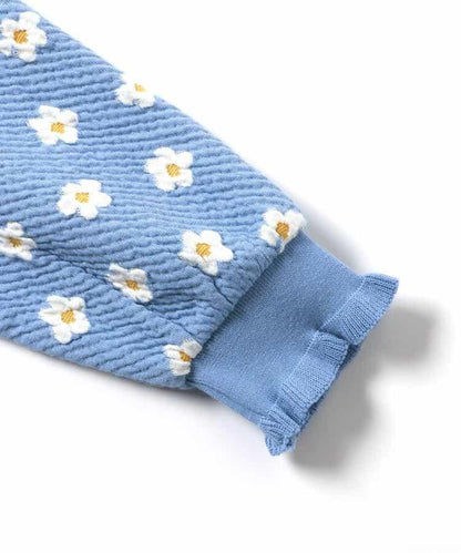 愛心花卉提花衛衣